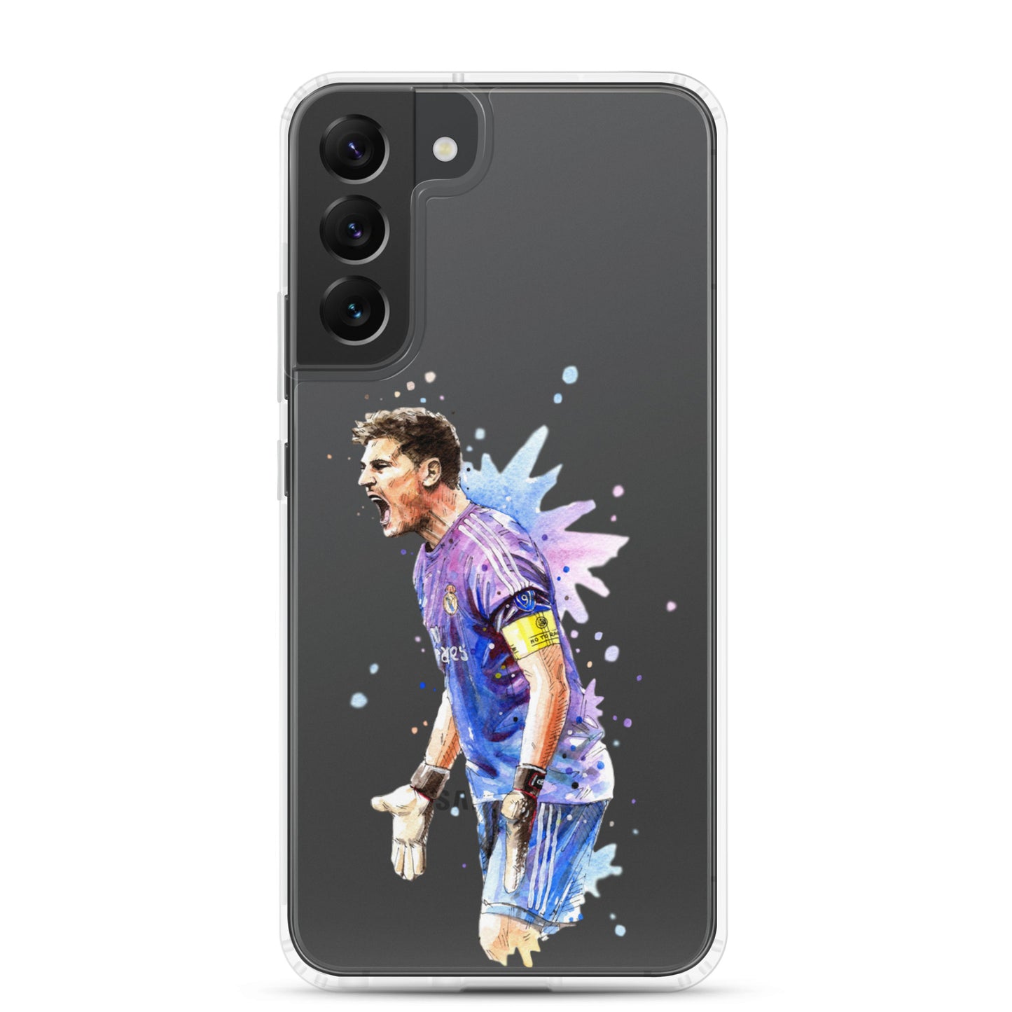 Real Madrid Legend Casillas Vintage Clear Case for Samsung® - The 90+ Minute