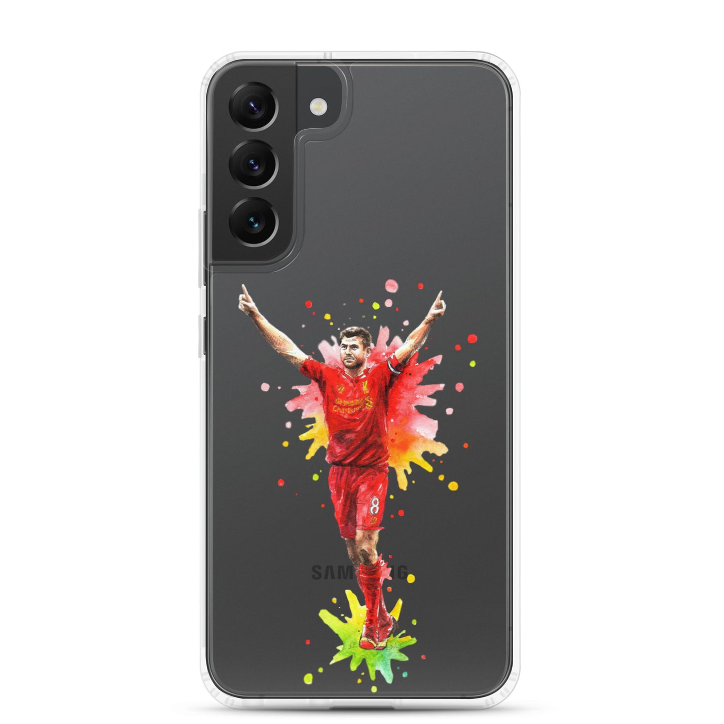 Liverpool Steven Gerrard Vintage Clear Case for Samsung® - The 90+ Minute