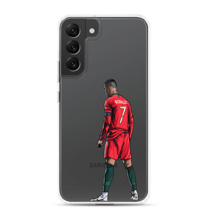 CR7 Free Kick Pose Portugal Clear Case for Samsung® - The 90+ Minute