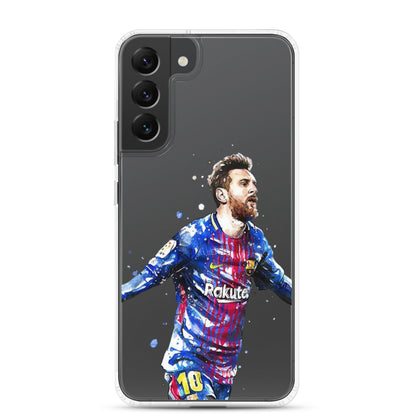Lionel Messi Barca Vintage Clear Case for Samsung®