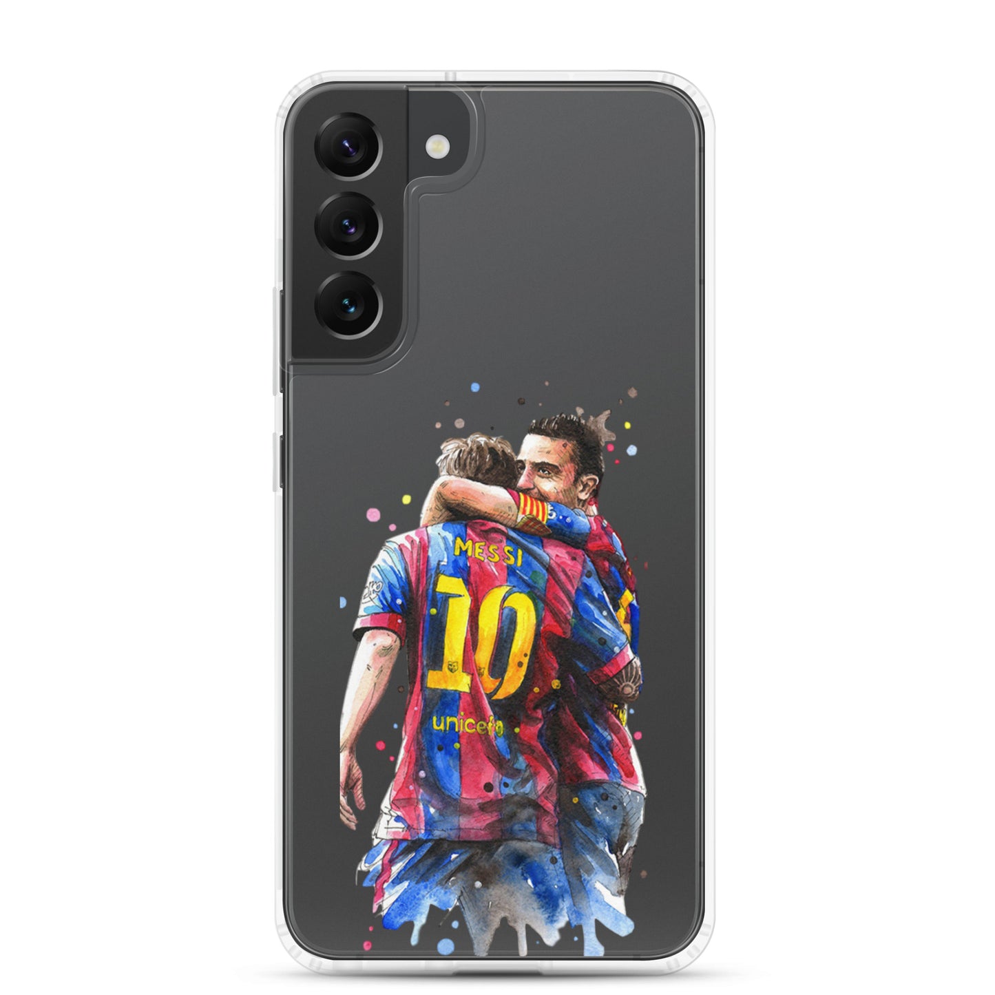 Messi & Xavi Barcelona days Clear Case for Samsung®