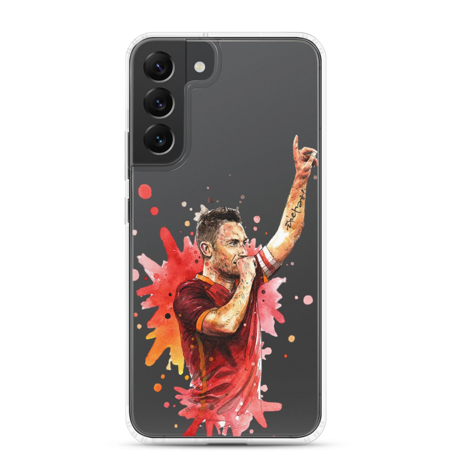 AS Roma Totti Eterno Vintage Clear Case for Samsung®