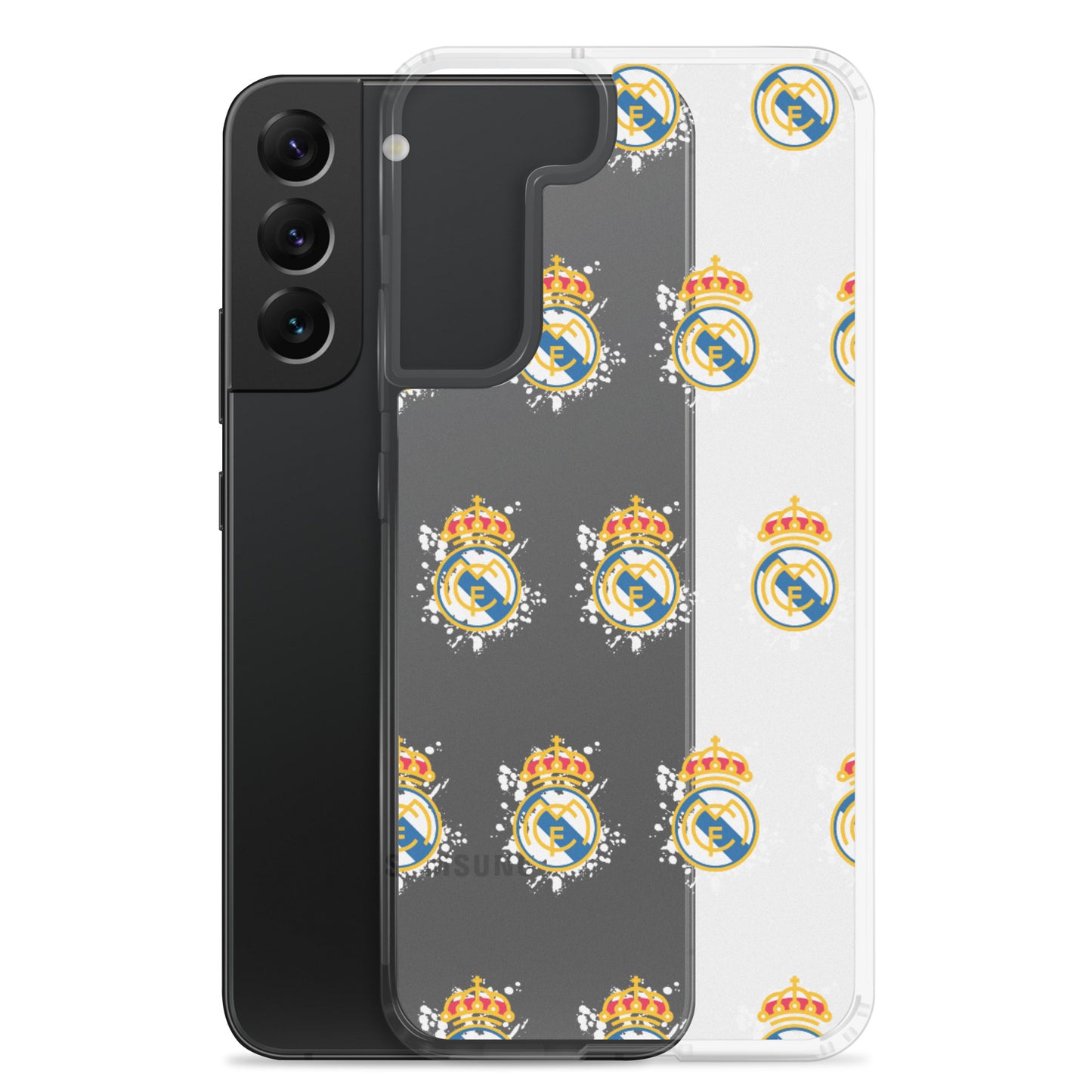 Real Madrid splash Logo Clear Case for Samsung® - The 90+ Minute