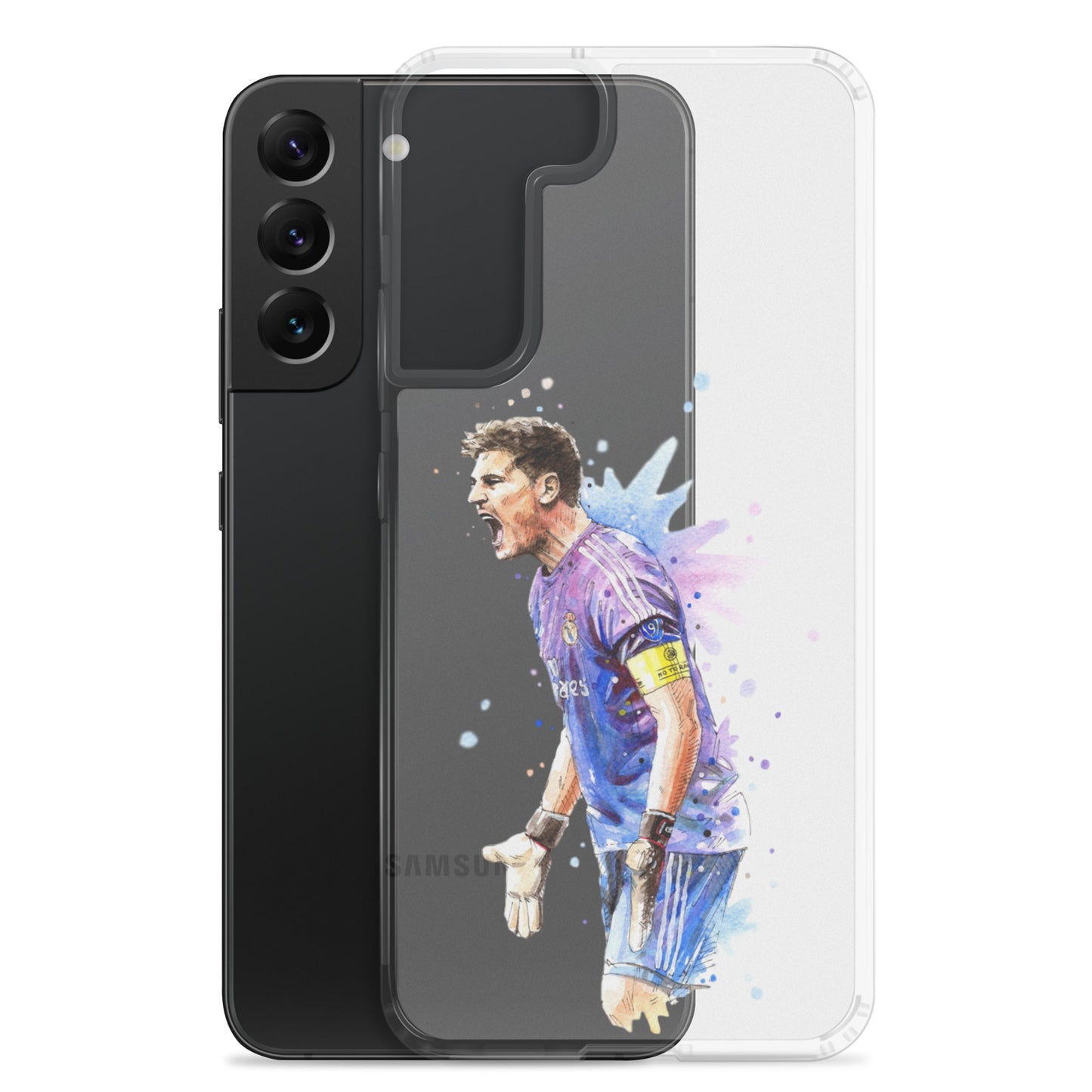 Real Madrid Legend Casillas Vintage Clear Case for Samsung® - The 90+ Minute