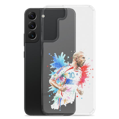 France Zinadine Zidane "Zizou" Vintage Clear Case for Samsung® - The 90+ Minute