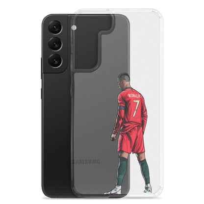 CR7 Free Kick Pose Portugal Clear Case for Samsung® - The 90+ Minute