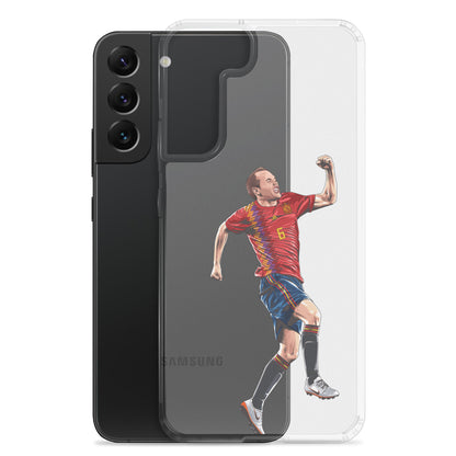 Celebrating Goal Iniesta Spain Clear Case for Samsung® - The 90+ Minute