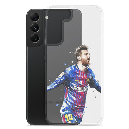 Lionel Messi Barca Vintage Clear Case for Samsung®