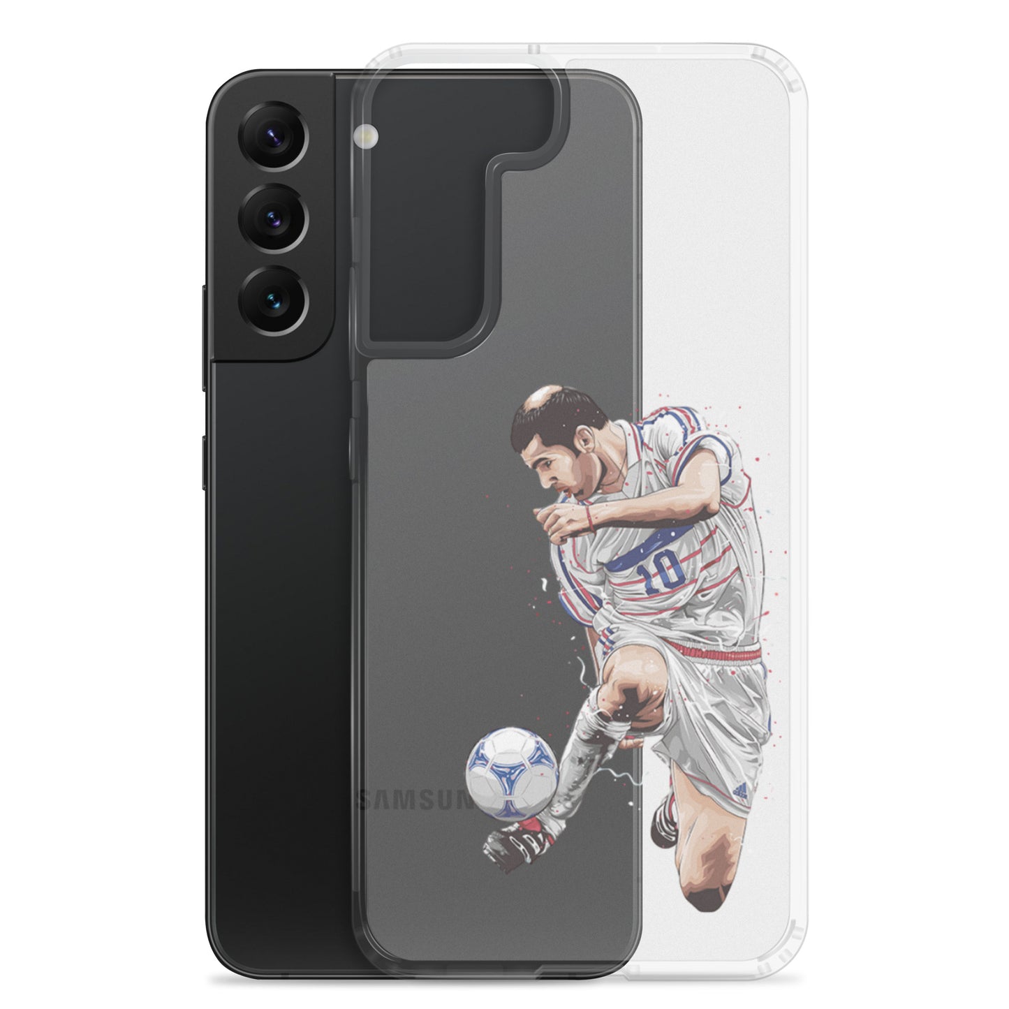 Zizou France Clear Case for Samsung®