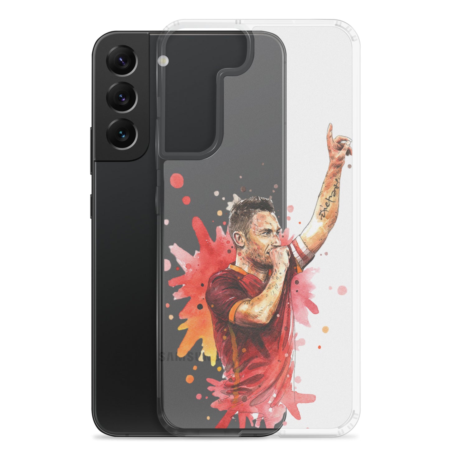 AS Roma Totti Eterno Vintage Clear Case for Samsung®