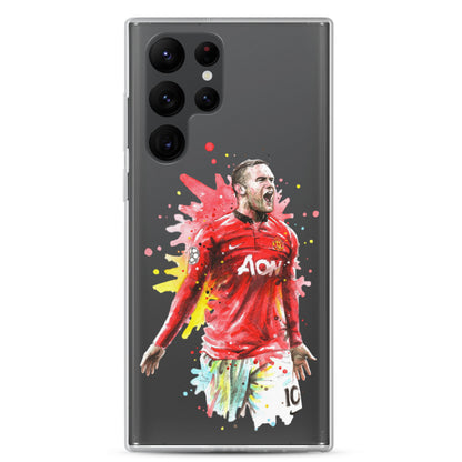 Manchester United Wayne Rooney Vintage Clear Case for Samsung® - The 90+ Minute