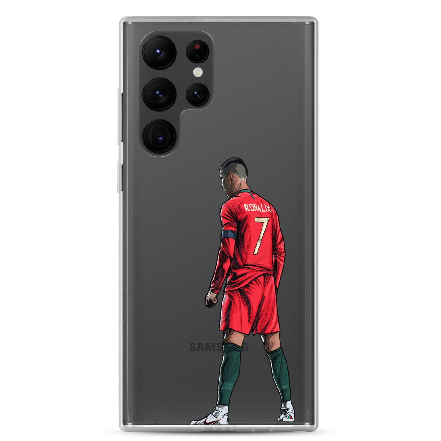 CR7 Free Kick Pose Portugal Clear Case for Samsung® - The 90+ Minute