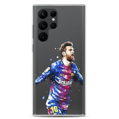 Lionel Messi Barca Vintage Clear Case for Samsung®