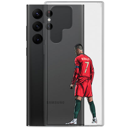 CR7 Free Kick Pose Portugal Clear Case for Samsung® - The 90+ Minute
