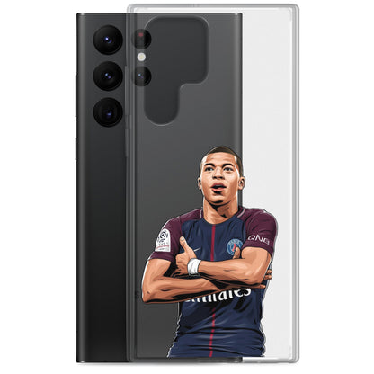 Mbappe Goal Celebration Clear Case for Samsung®