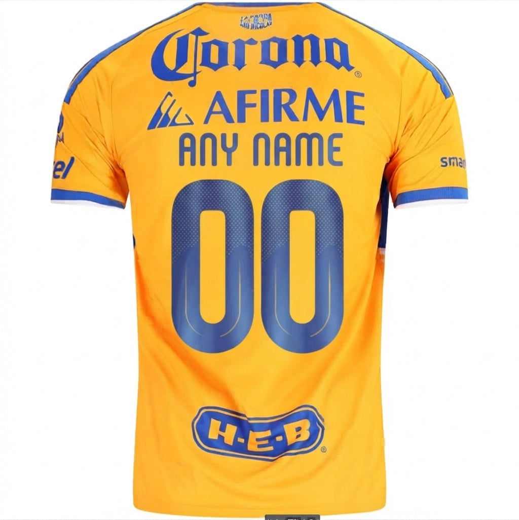 Tigres UANL 26/27 Home Jersey Custom