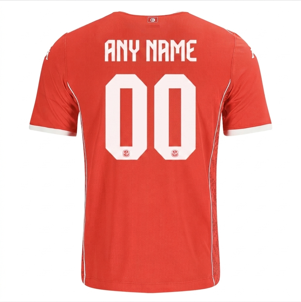 Tunisia 2026 Home Jersey Custom