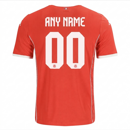 Tunisia 2026 Home Jersey Custom
