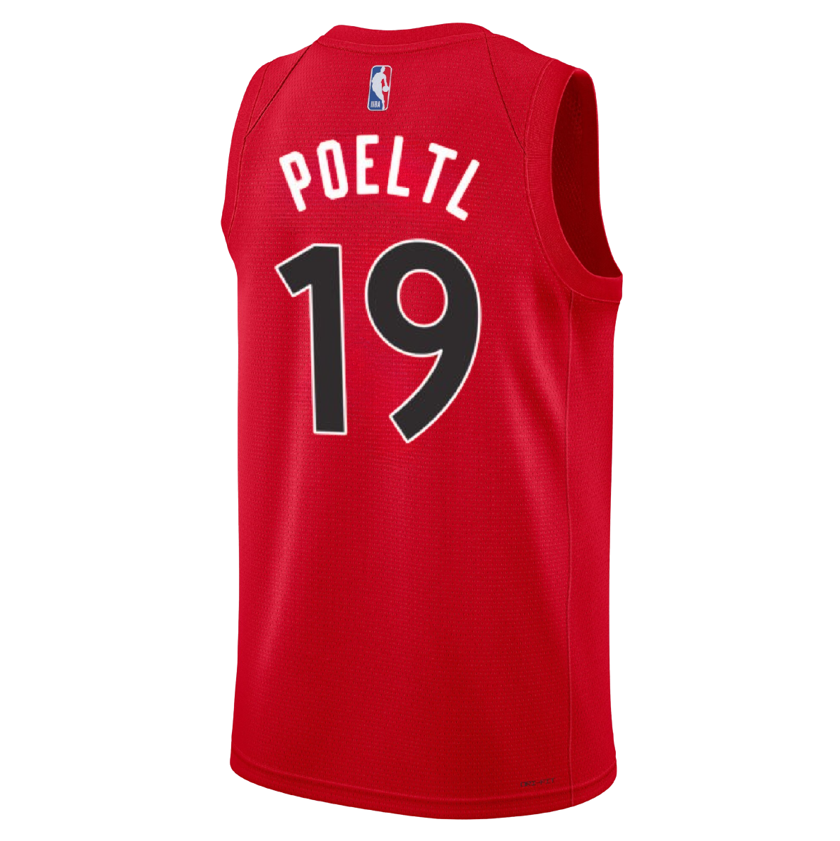 Toronto Raptors Red Icon Jersey Jakob Poeltl #19