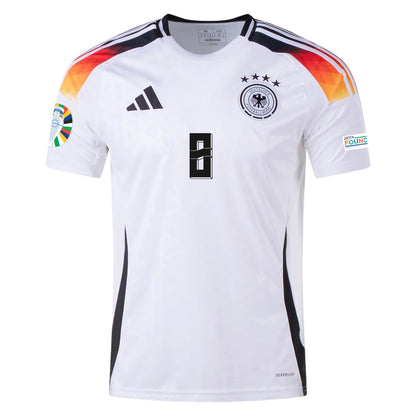 Germany 2024 Home Jersey Kroos #8 front