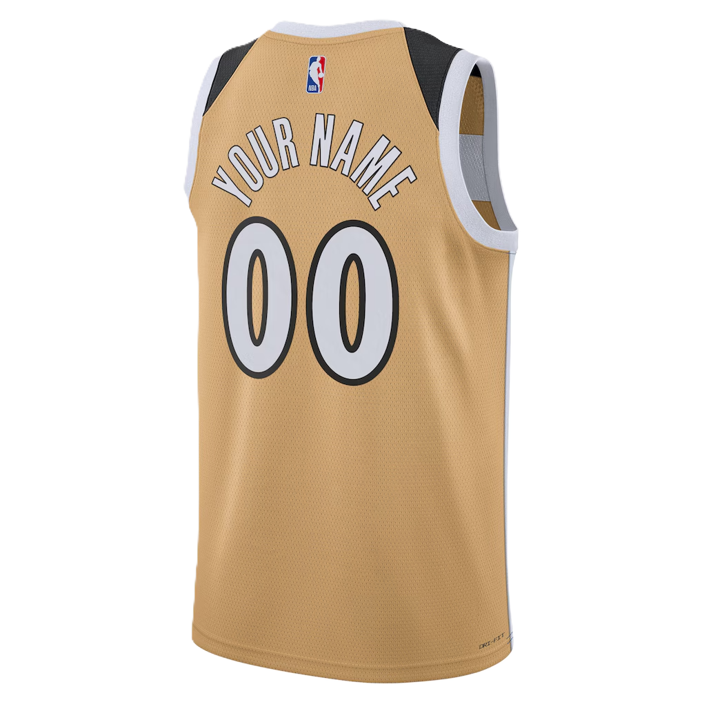 Washington Wizards Tan 2025-2026 City Edition Jersey Custom