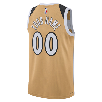 Washington Wizards Tan 2025-2026 City Edition Jersey Custom