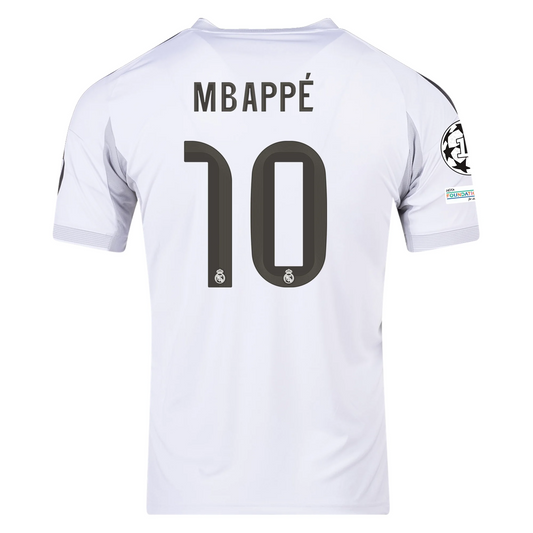 Real Madrid 25/26 Home Jersey Kylian Mbappe #10