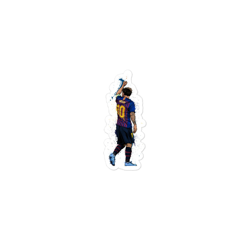 Por Sempre Messi #10 Bubble-free stickers