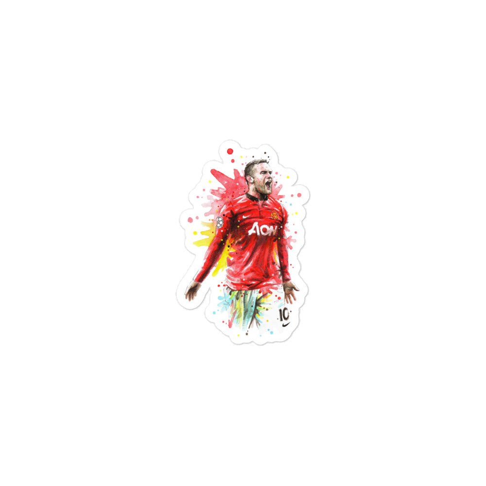 Rooney United Days Bubble-free stickers