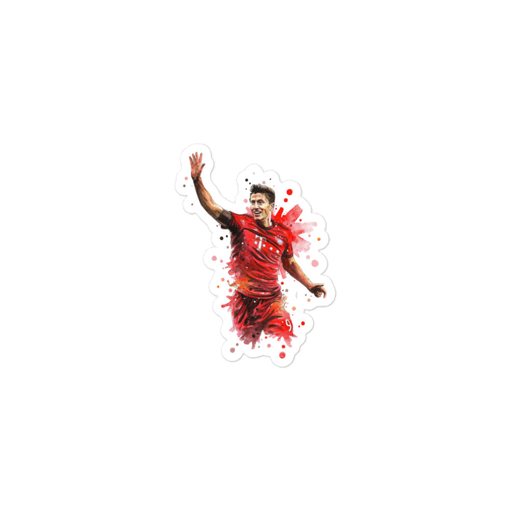 Lewandowski Bayern Bubble-free stickers