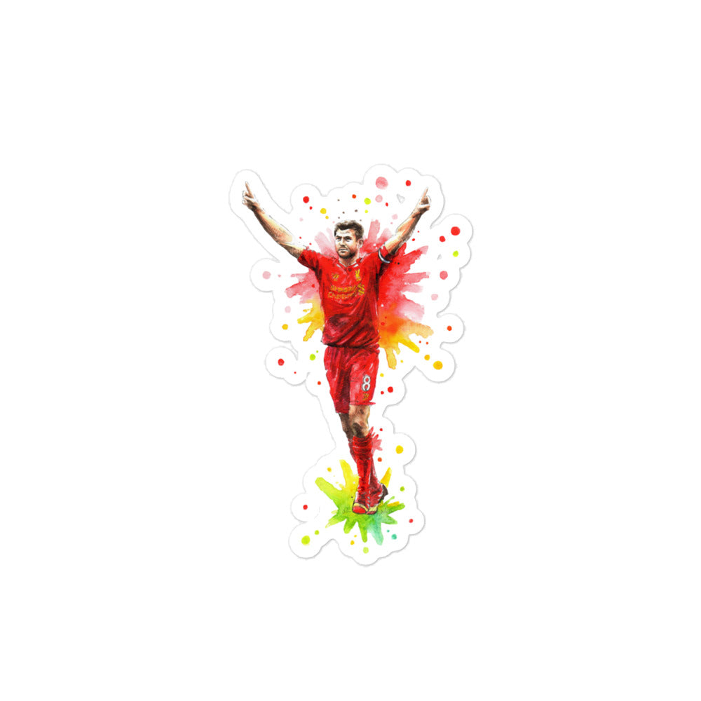 Liverpool Steven Gerrard Vintage Bubble-free stickers - The 90+ Minute