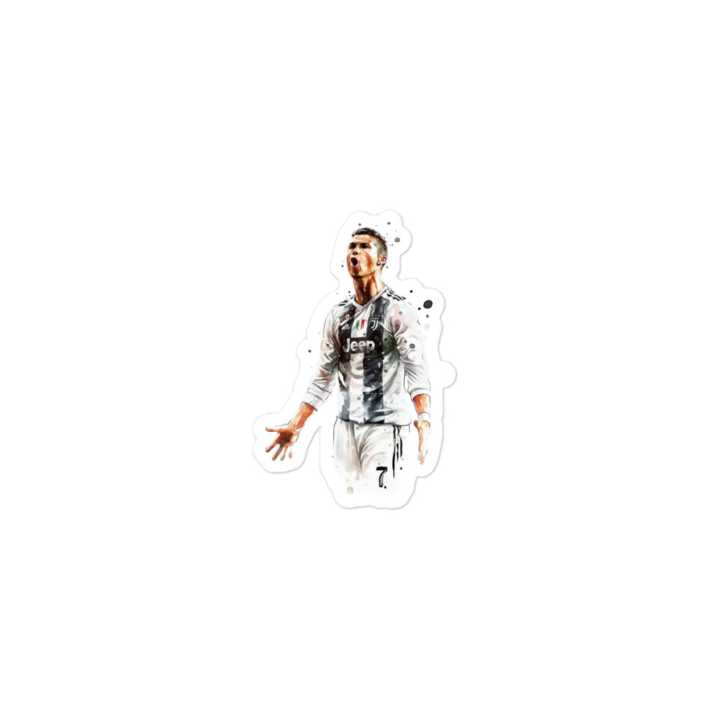 Ronaldo Juventus Era Bubble-free stickers