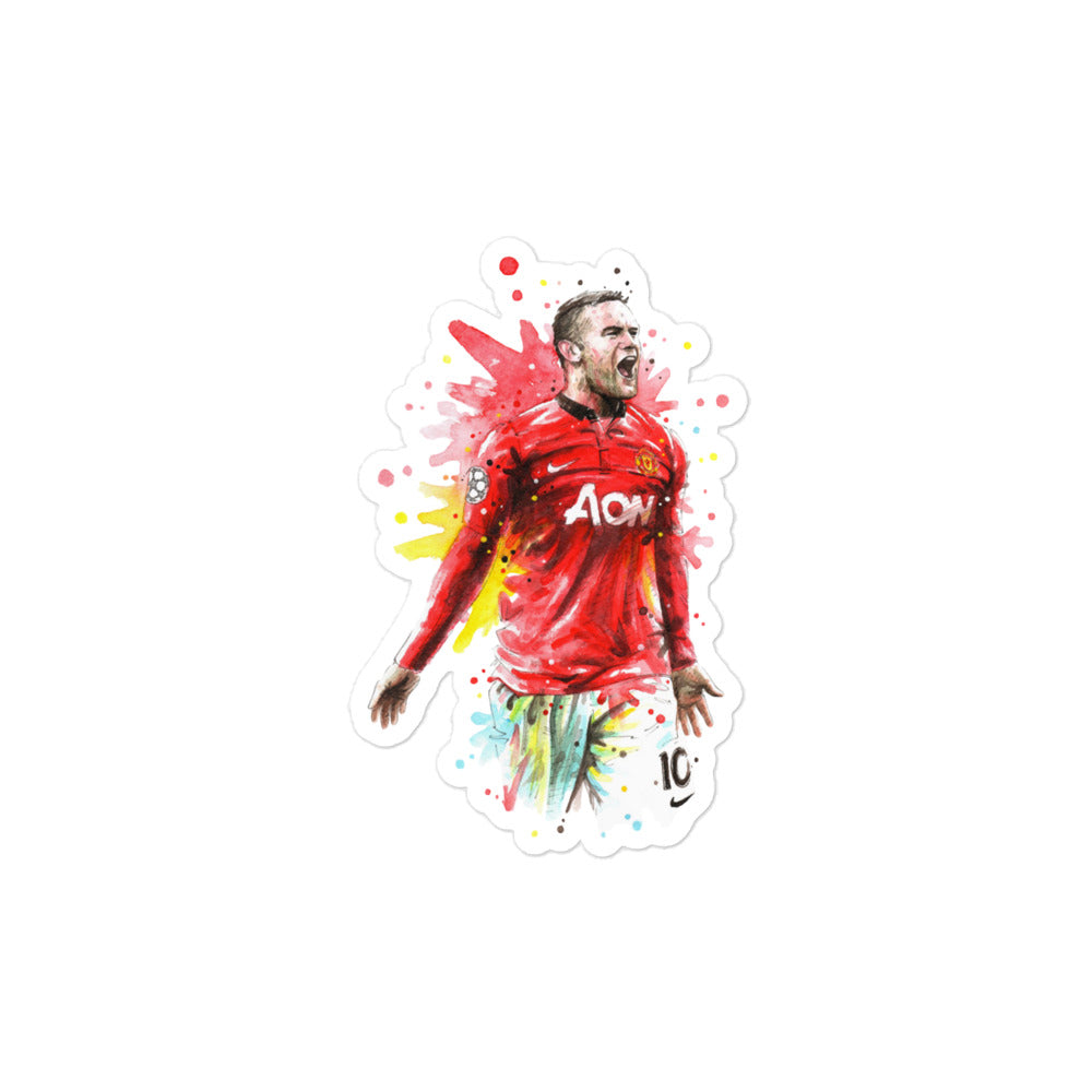 Rooney United Days Bubble-free stickers