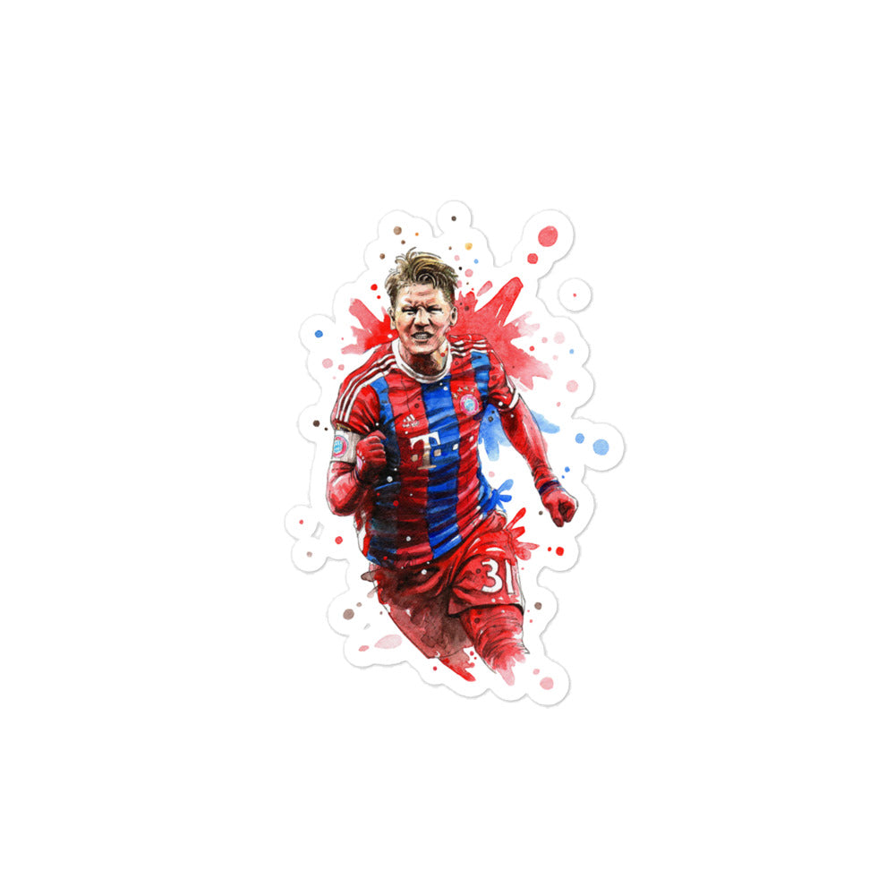 Schweinsteiger Bayern Bubble-free stickers