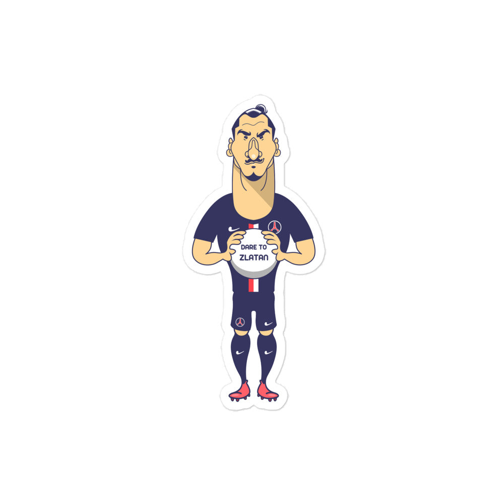 Ibrahimovic PSG Bubble-free stickers