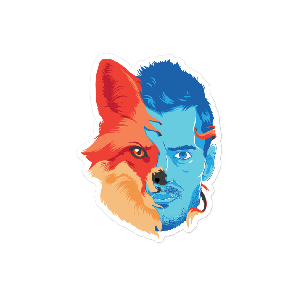 Vardy Leicester Fox Bubble-free stickers