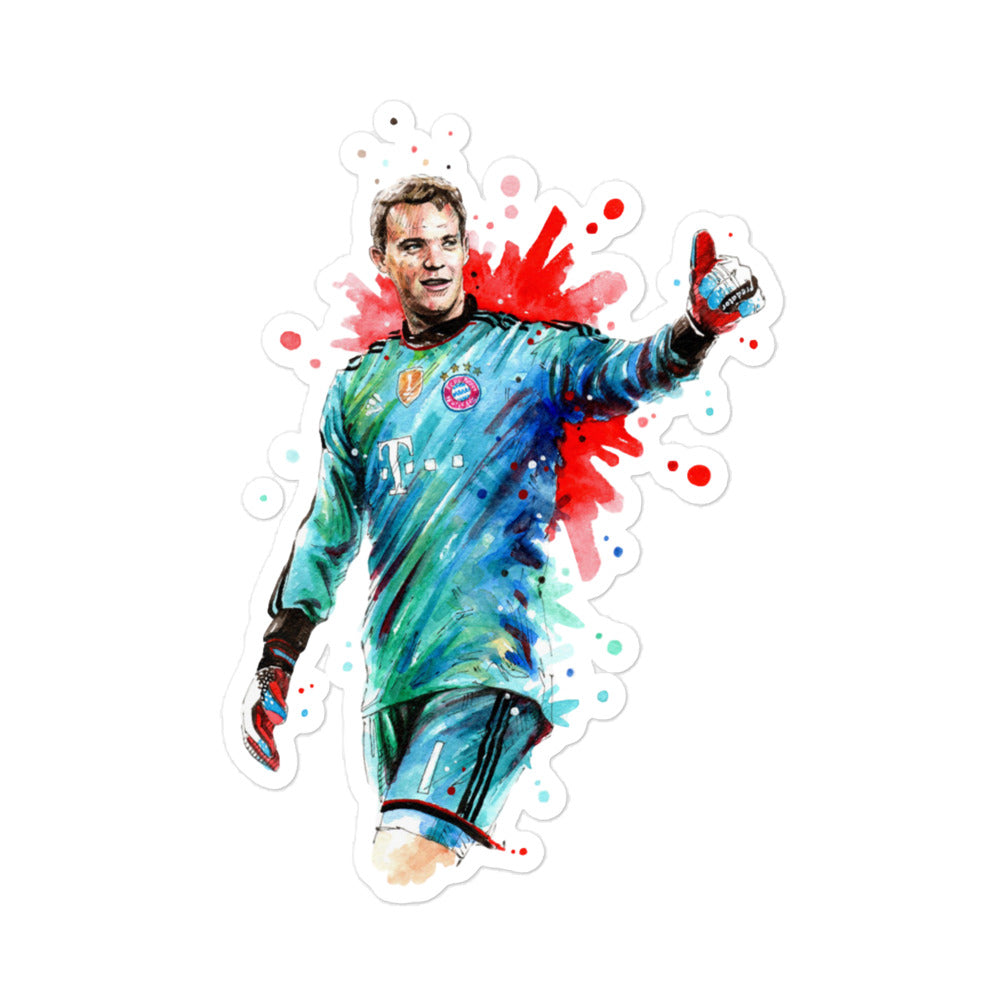 Bayern Neuer Vintage Bubble-free stickers - The 90+ Minute