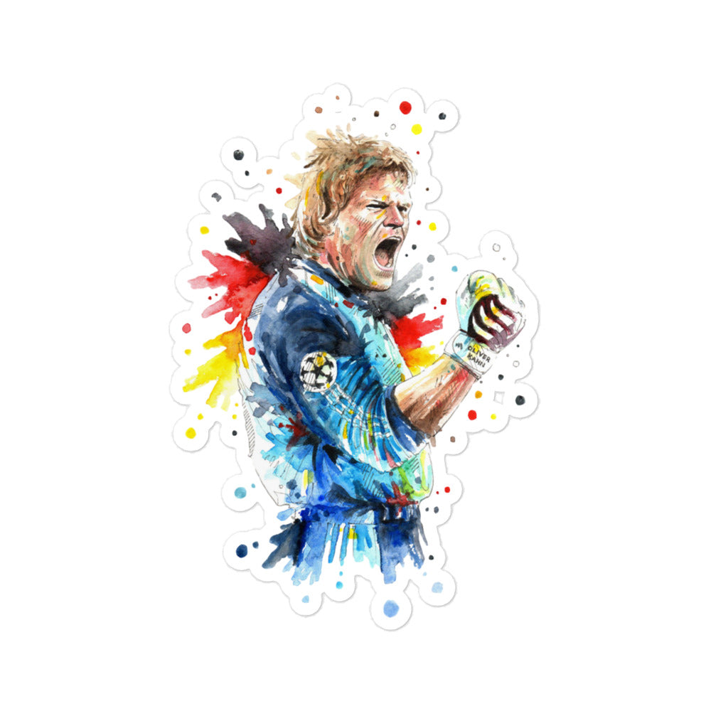 Germany Oliver Kahn Vintage Bubble-free stickers - The 90+ Minute