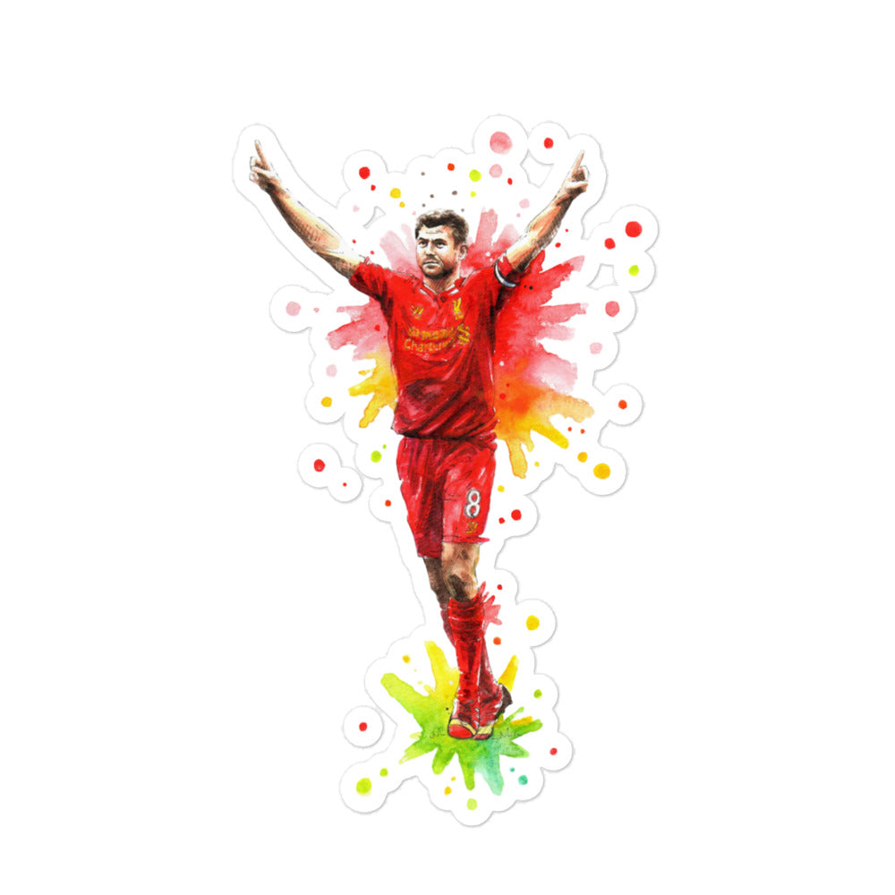 Liverpool Steven Gerrard Vintage Bubble-free stickers - The 90+ Minute