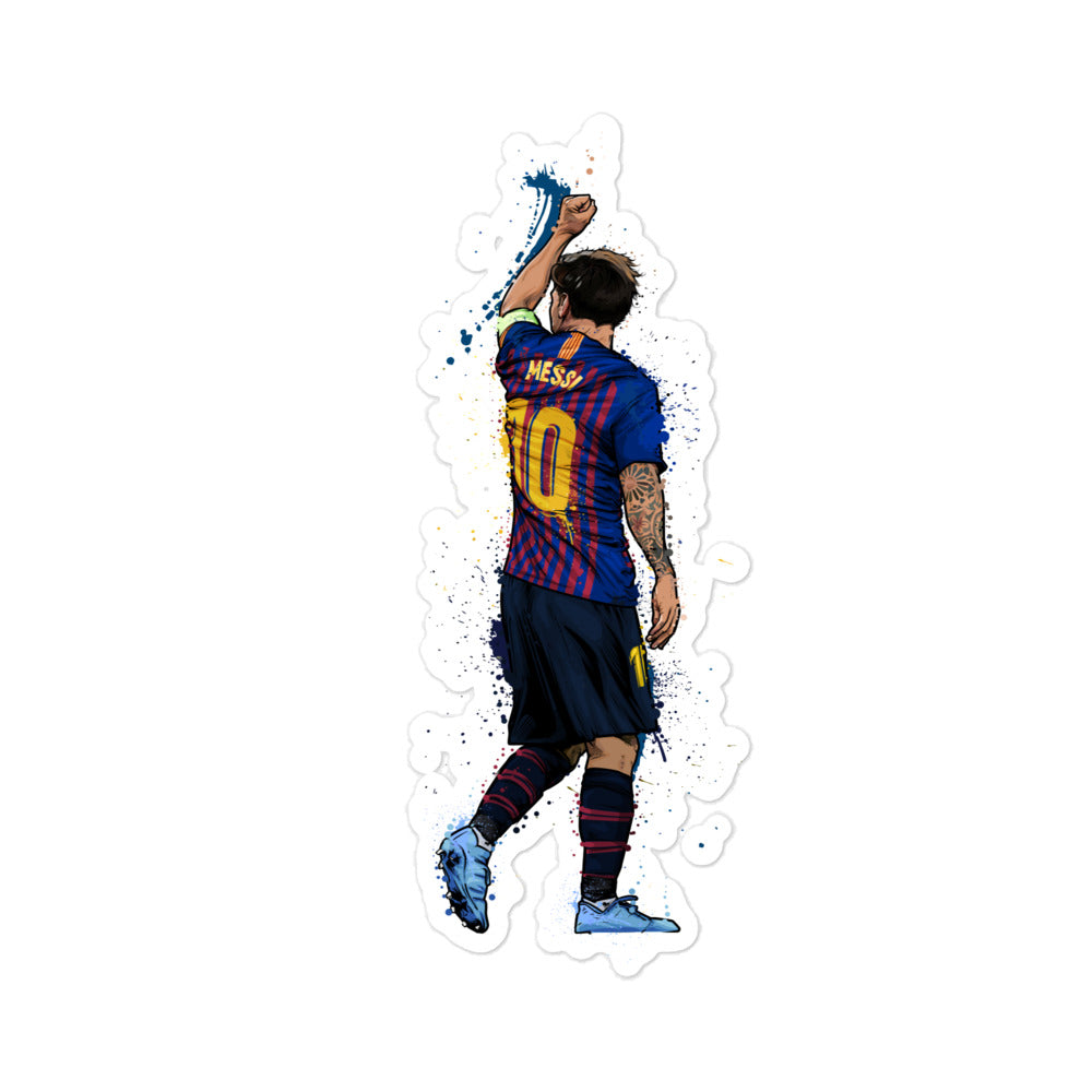 Por Sempre Messi #10 Bubble-free stickers