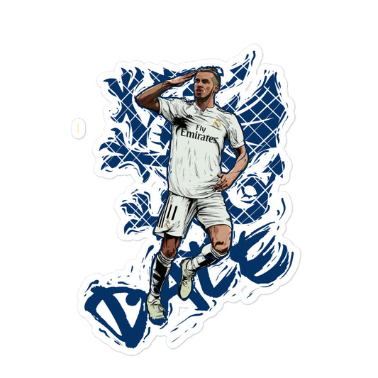 Bale Real Madrid Times Bubble-free stickers