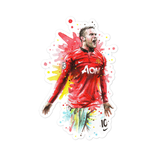 Rooney United Days Bubble-free stickers