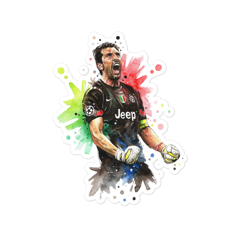 Buffon Juventus Vintage Bubble-free stickers