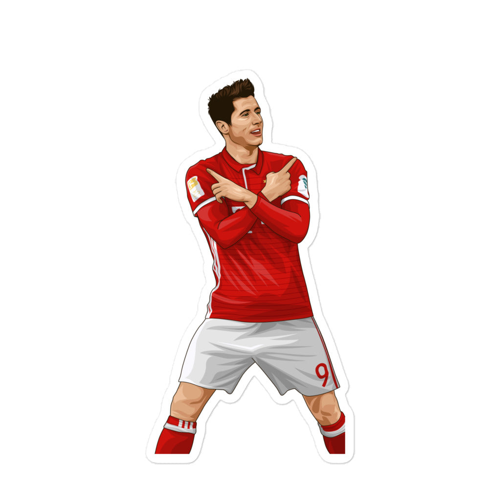 Bayern Lewandowski Bubble-free stickers