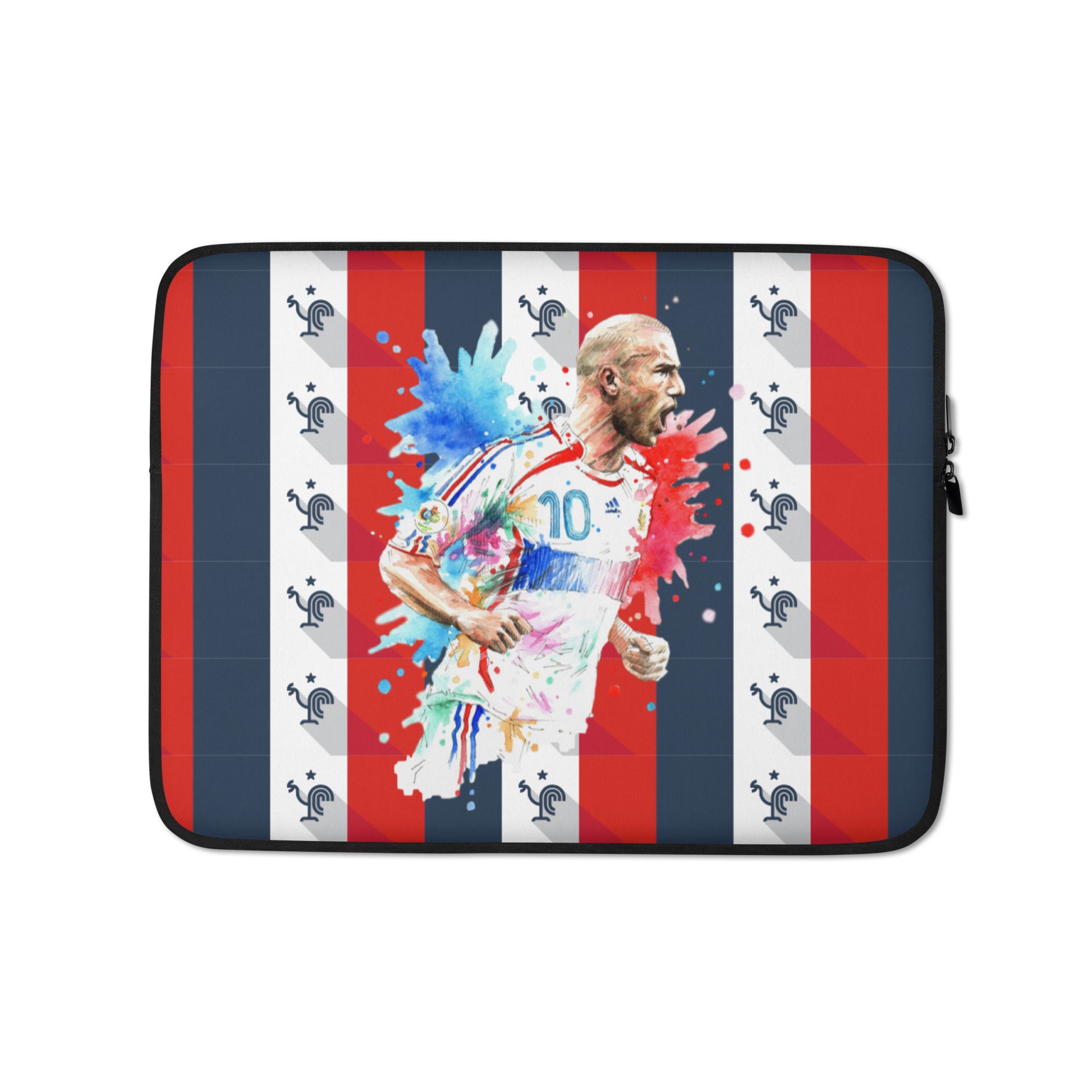 France Zinadine Zidane "Zizou" Vintage Laptop Sleeve - The 90+ Minute