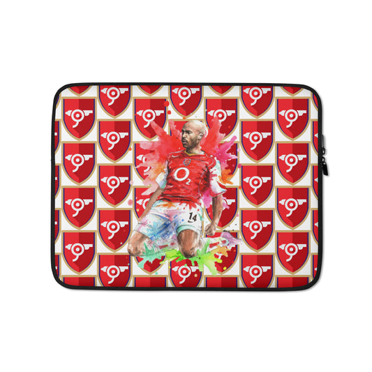 Arsenal Thierry Henry Vintage Laptop Sleeve