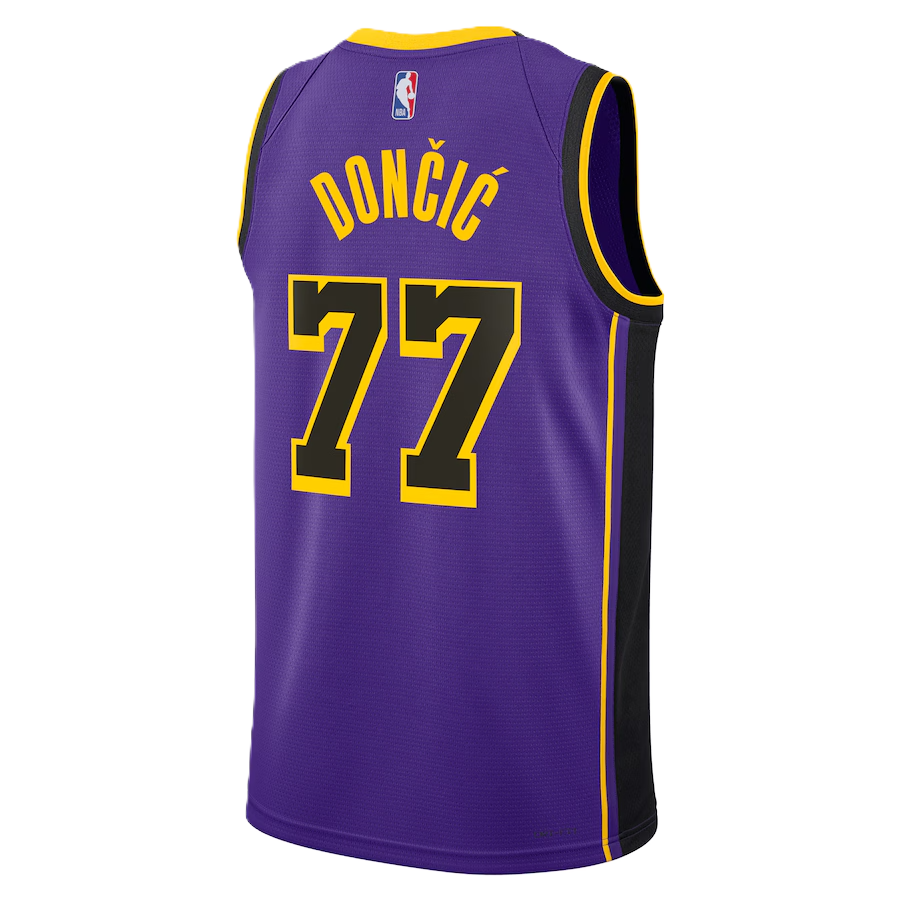 Los Angeles Lakers Purple Statement Jersey Luka Dončić #77