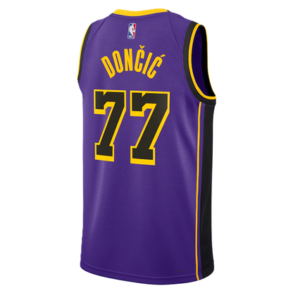 Los Angeles Lakers Purple Statement Jersey Luka Dončić #77