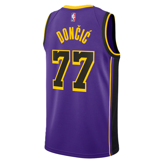 Los Angeles Lakers Purple Statement Jersey Luka Dončić #77