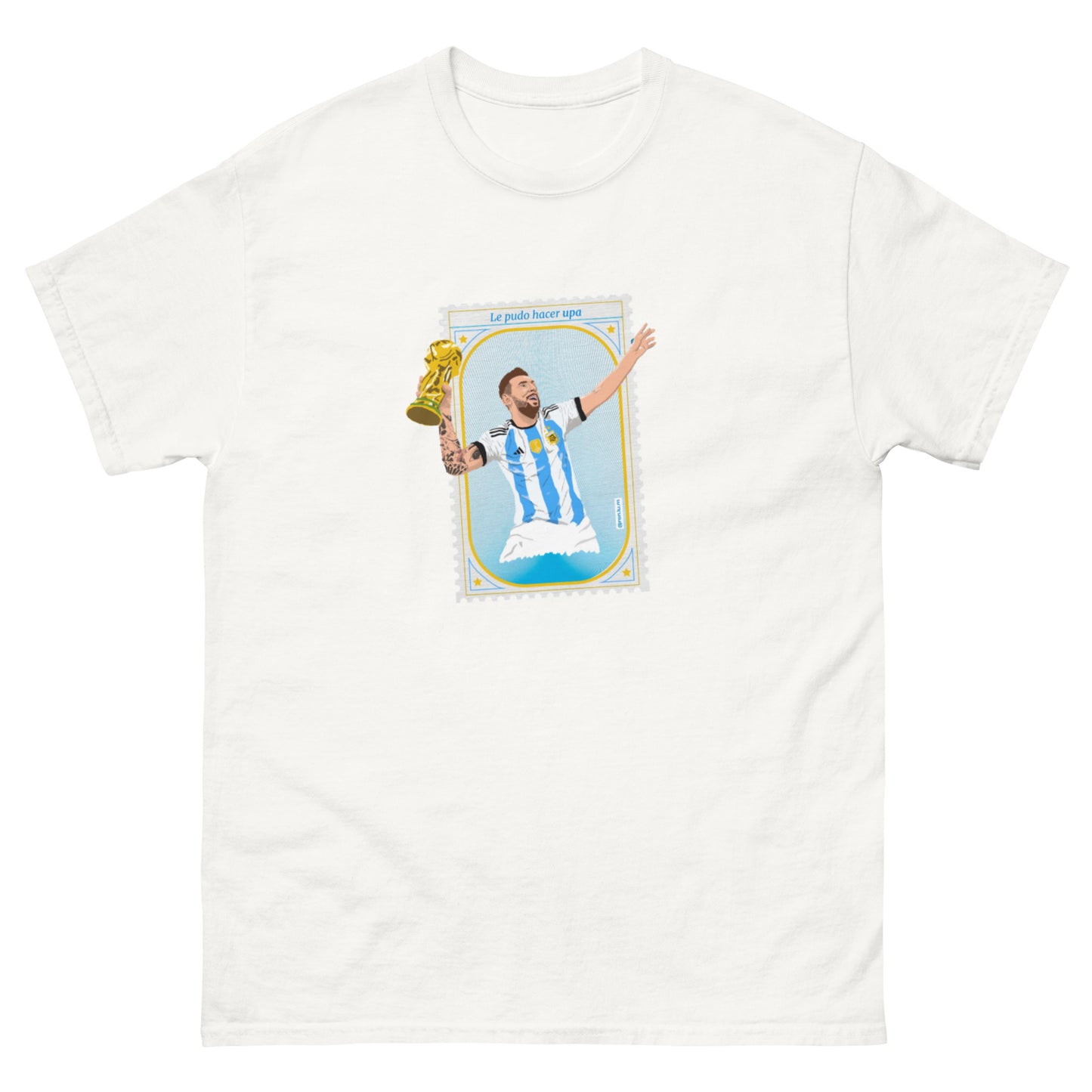 Messi's Lucky Stamp Arg Unisex Classic Shirt - The 90+ Minute